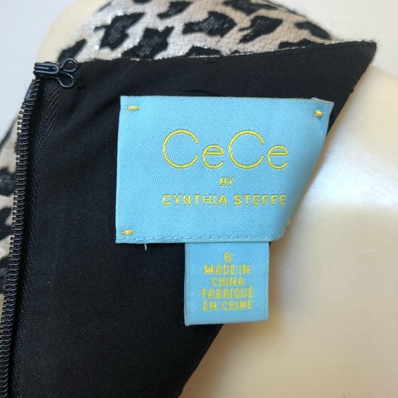 🔥Cece by Cynthia Steffe Mini Animal Print Dress - Picture 6 of 6